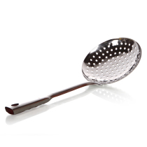 Household colander with long handle and thickened large stainless steel noodle spoon for dumplings fried spicy kitchen supplies
