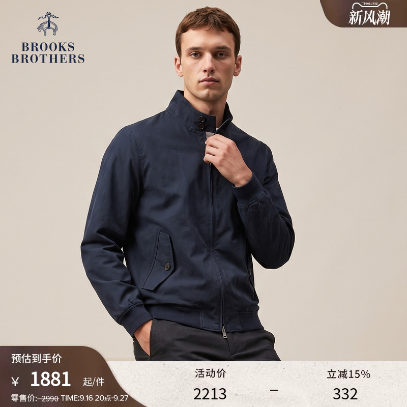 [Harrington Jacket] Brooks Brothers Men's Autumn American Classic Casual Jacket