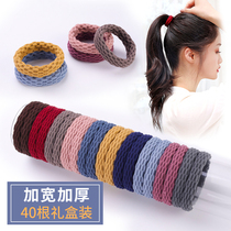 Head rope female simple temperament adult hair circle Cute girl rubber band fashion holster Japanese hair rope tied scalp tendons