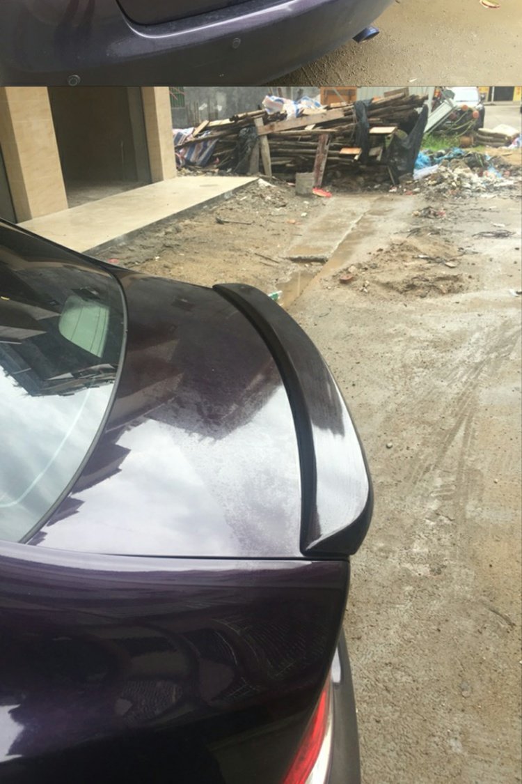 Đuôi xe Honda tám thế hệ 06-11 Civic sửa đổi đặc biệt cánh trên cùng miễn phí Đuôi Si Ming bằng sơn cánh lướt gió