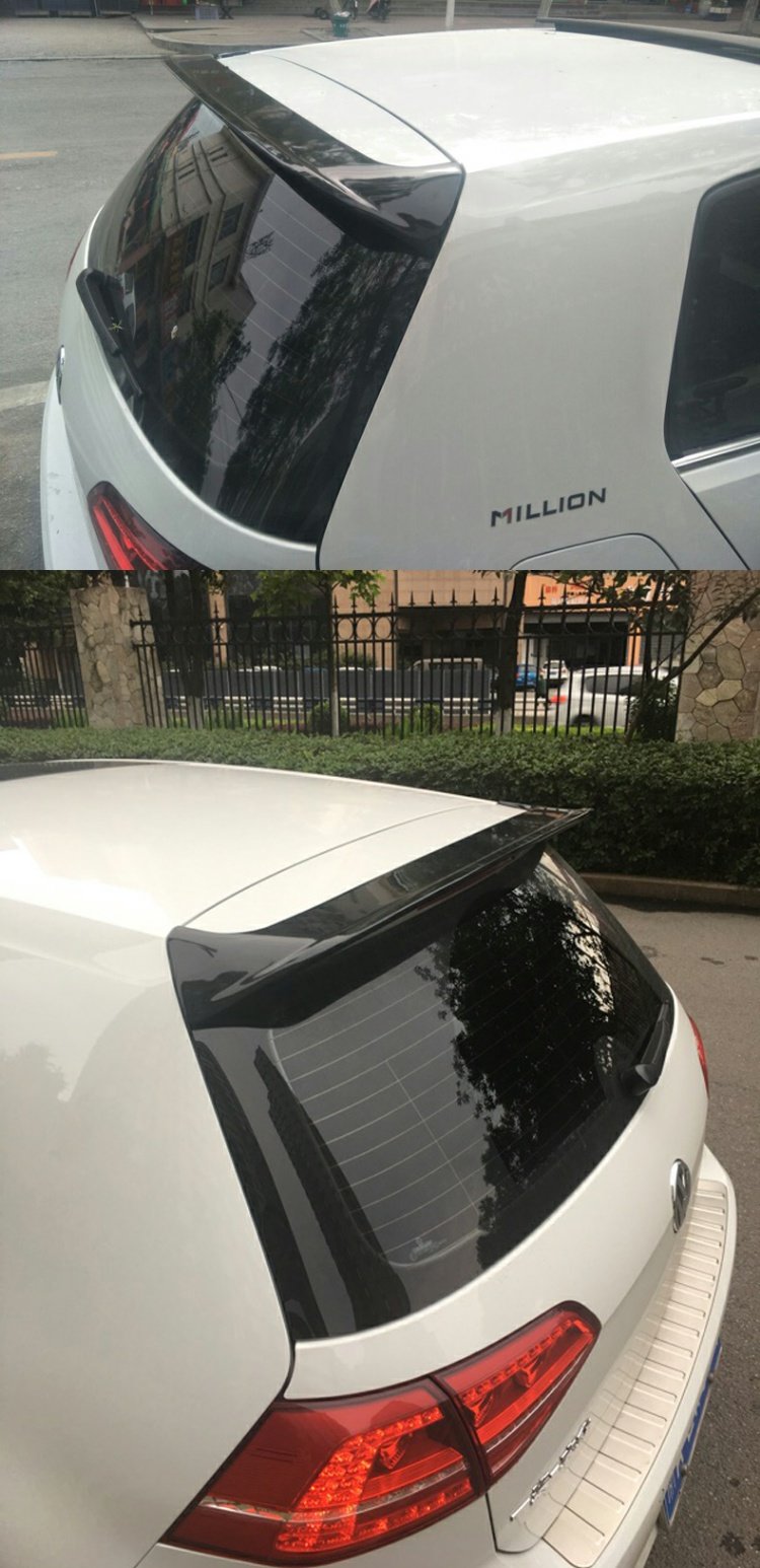 Dành riêng cho Volkswagen Golf 7 đuôi 14-18 mô hình cao 7 cánh sửa đổi trên cánh cố định đấm miễn phí với sơn Đuôi gió the thao