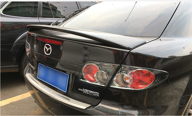 03-15 Mazda 6 đuôi Ma Liuma 6 sửa đổi đặc biệt M6 coupe cánh cố định với con ngựa sơn 6 đuôi đuôi gió