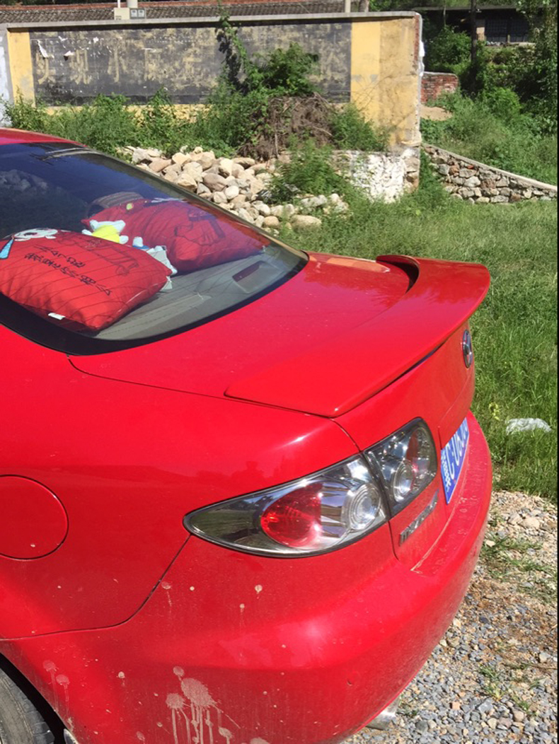 03-15 Mazda 6 đuôi Ma Liuma 6 sửa đổi đặc biệt M6 coupe cánh cố định với con ngựa sơn 6 đuôi đuôi gió