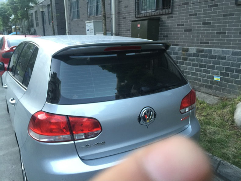 Volkswagen Golf 6 chuyên dụng đuôi cao 6 cánh lướt gió đặc biệt sửa đổi cánh cố định phần thể thao sơn cánh trên - Sopida trên độ đuôi gió xe ô tô