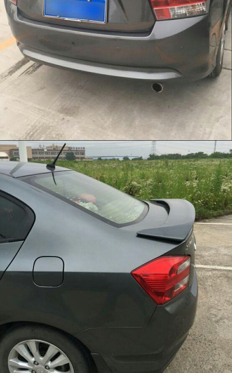 Đuôi xe đặc biệt của Honda Fengfan 09-14 kiểu quạt quạt Qi Qi Feng có đèn cố định kiểu kẹp cánh với đèn từ sửa đổi đột dập cánh lướt gió mazda 2