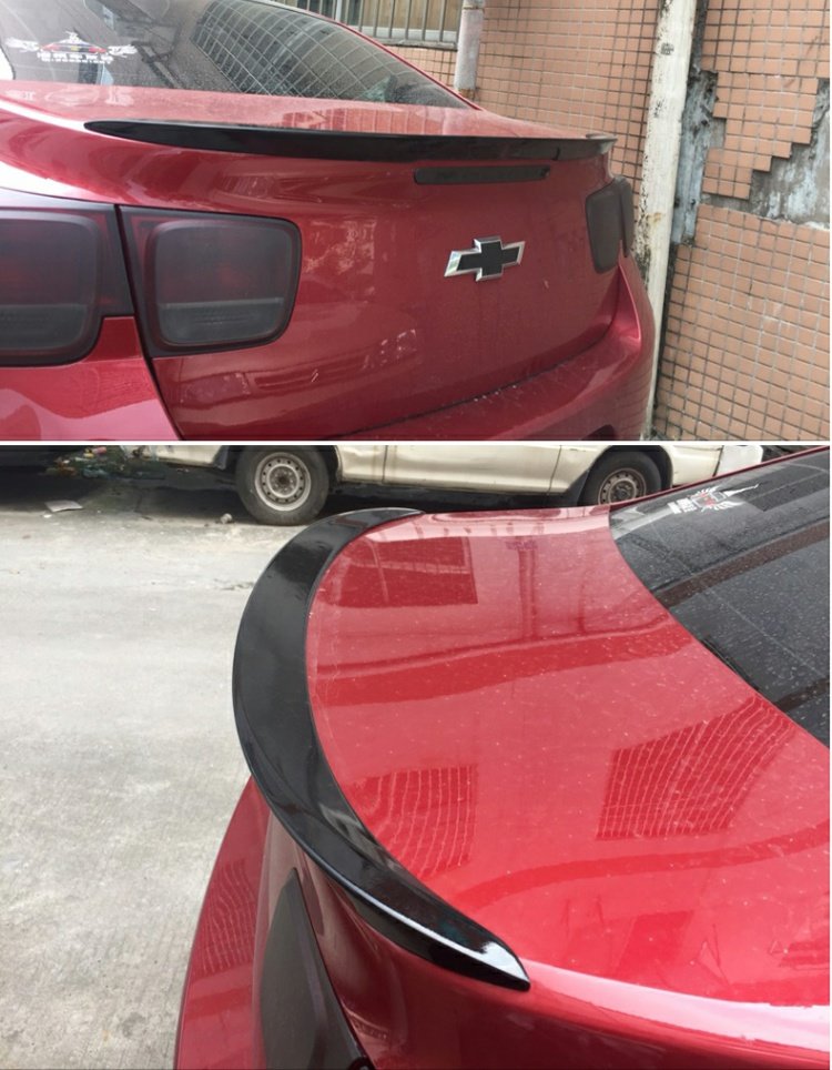 12-18 Chevrolet Mai Rui Bao cánh đuôi Mai Rui Bao XL sửa đổi đặc biệt cánh cố định ABS miễn phí đấm với sơn đuôi gió liền cốp honda city