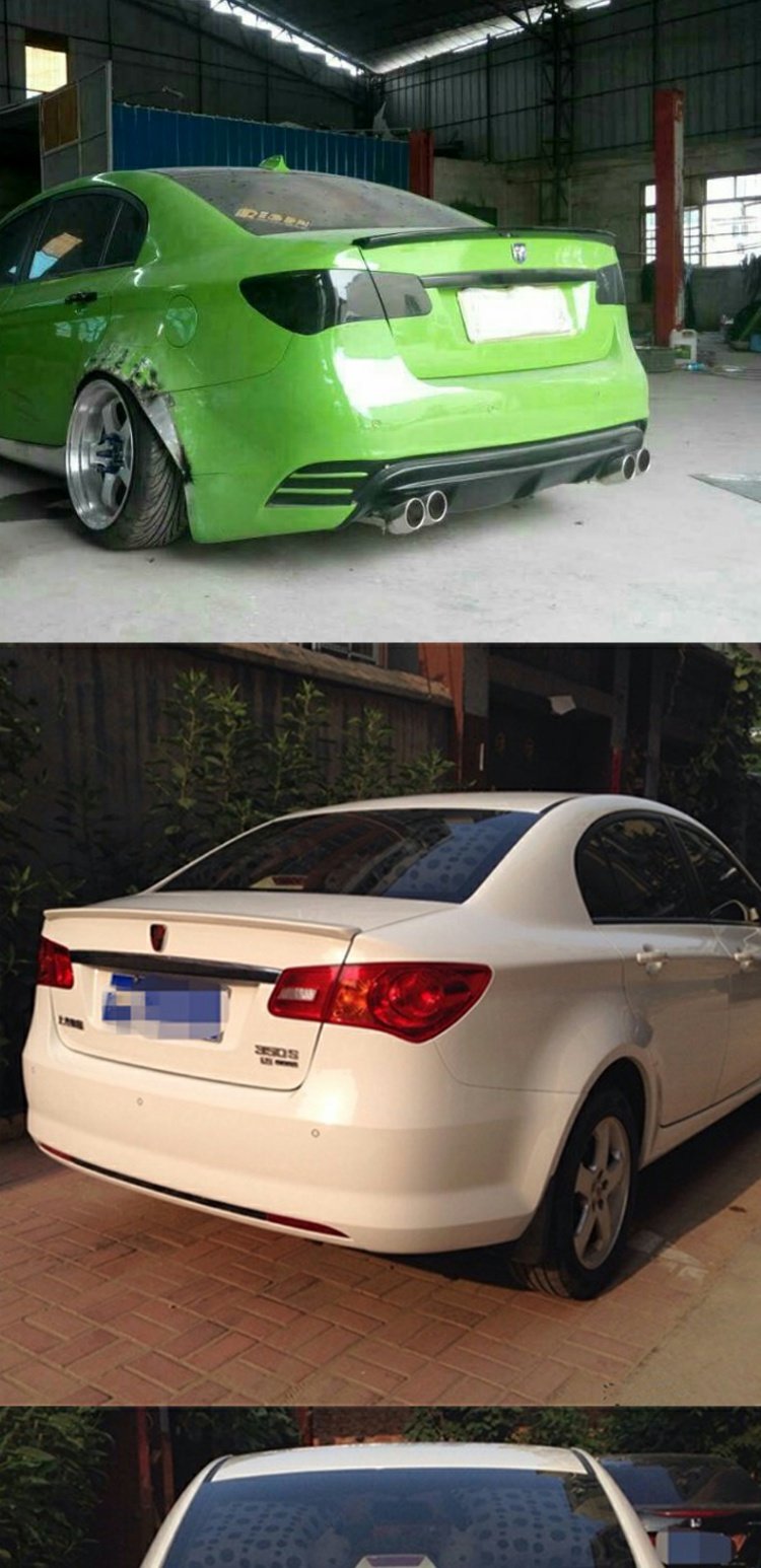Sơn đuôi Roewe 350 nén 09-15 năm dán không phá hủy lắp đặt phụ kiện xe hơi phụ kiện đặc biệt đuôi gió honda civic