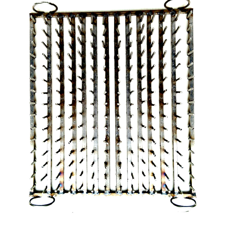 Cleaning with stainless steel elastic electroplating glue electrolytic spray paint spray rack galvanized chrome shelf silver custom