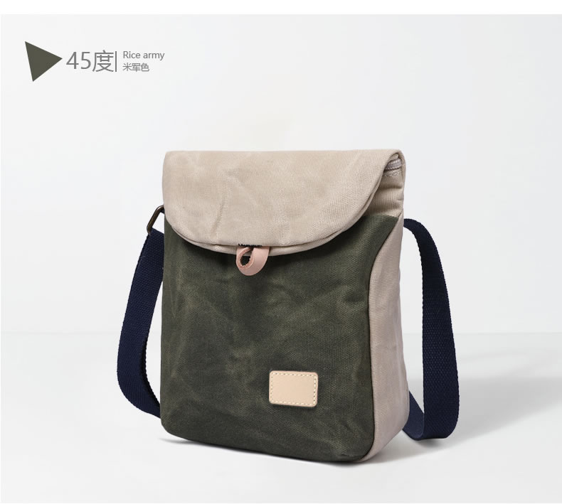 Túi đeo vai nam túi vải retro giản dị không thấm nước in túi nhỏ đường thủy triều thương hiệu Messenger túi dụng cụ - Túi của con người balo đựng laptop