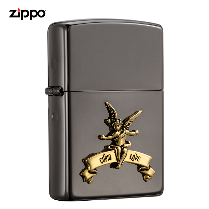 Zippo Lighter Treasure Yilan Cupid Black Ice zippo Official Flagship Store Gift to Boyfriend