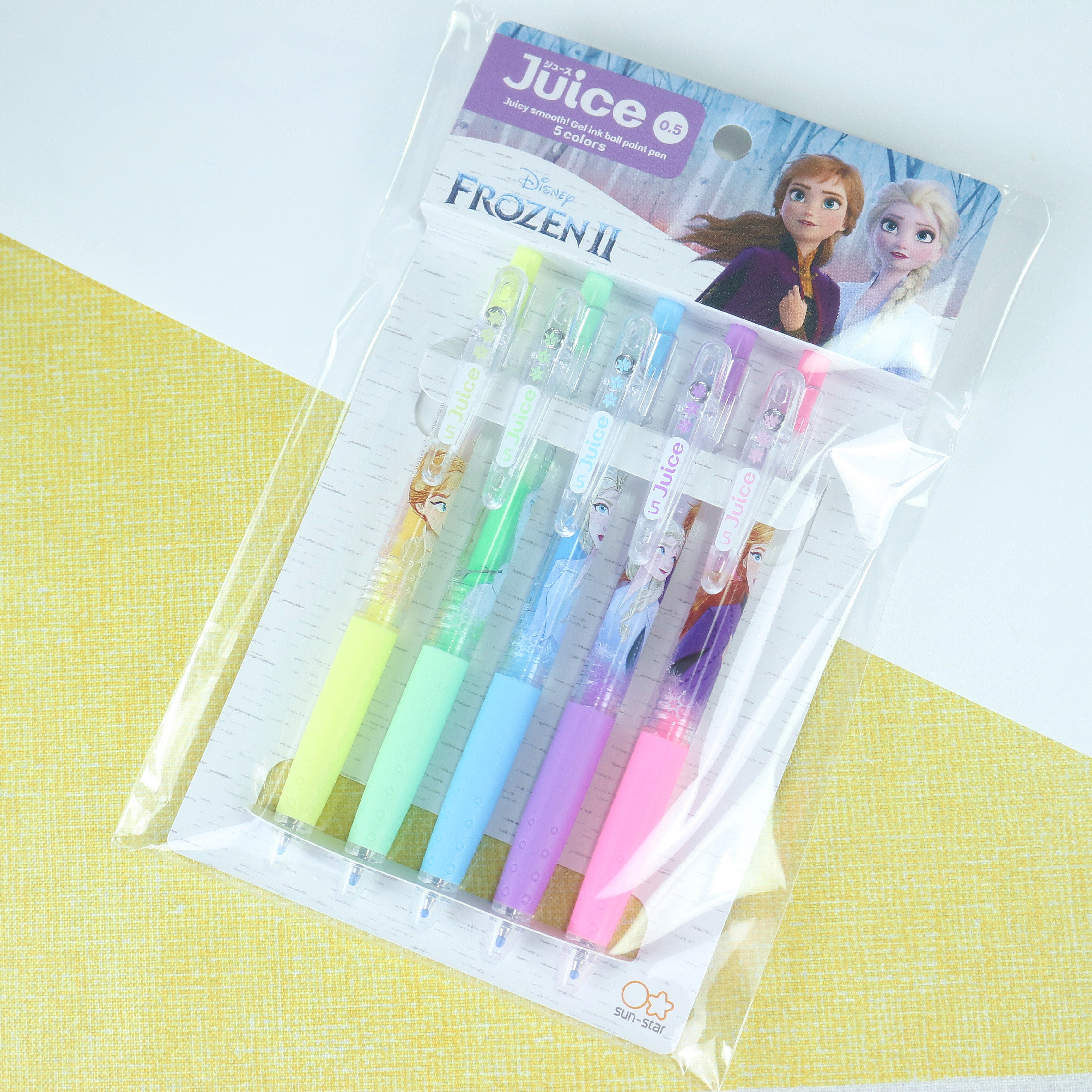(Out) Aisana Japanese Bale Pilot Limited Fruit Juice Pen 5 sets 0 5mm