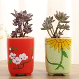 宣福 Корейский креативный керамический классический цветочный горшок, ручная роспись