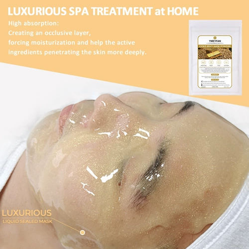 Мягкая гидро-желейная маска-пудра для ухода за кожей лица, отбеливающая роза