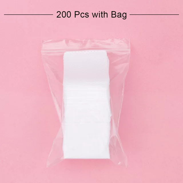 [200/400Pcs П pads remover для клей для наращивания ресниц без ворса]