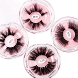 1 пара повторно используемых самоклеящихся ложных ресниц 3D Респинки норки