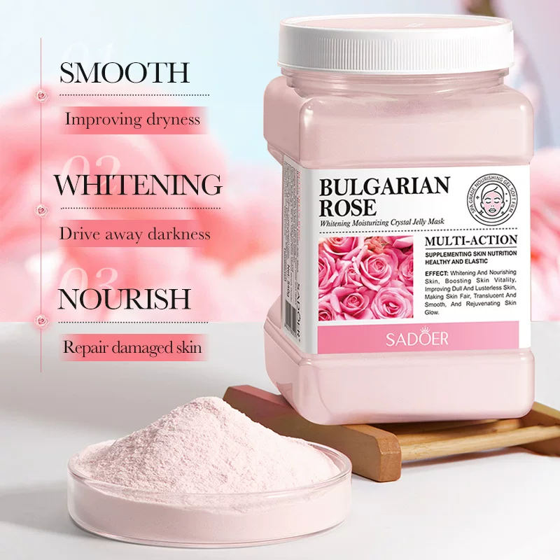 Маска Soft Hydro Jelly Powder для лица с осветлением Rose