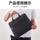 杰利 手提包男女公文包简约商务包带水杯位兜培训会议定制办公文件袋牛津布公文袋JL9568 防水拎书文件包印刷