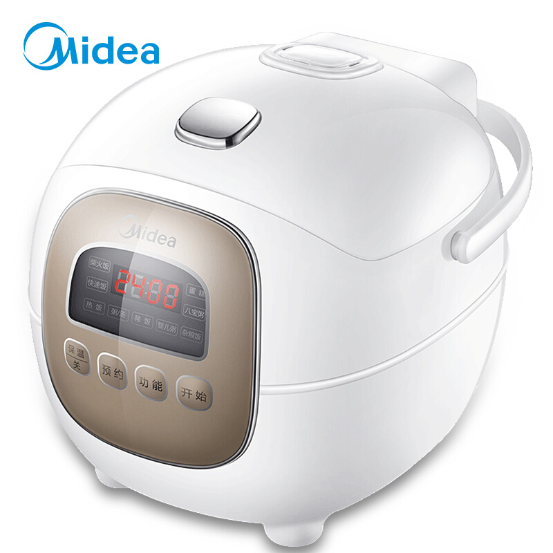 Midea beauty MB-FB16Easy107 electric cooker with black crystal non-stick liner electric rice cooker 1 6 liters