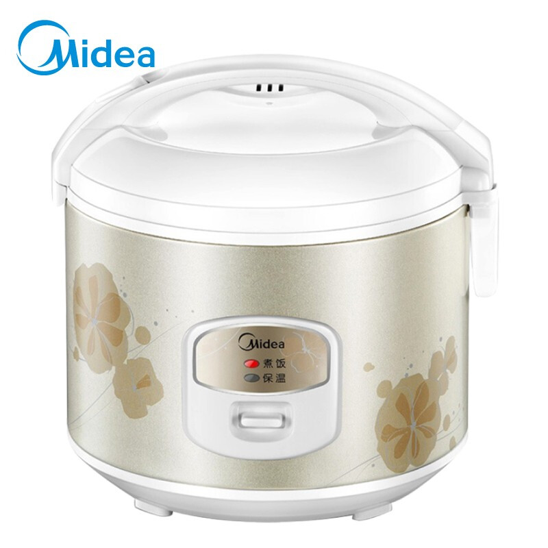 Midea beauty MB-WYJ301 electric cooker fine casting heating disc simple and easy to control black crystal liner home 3 liters
