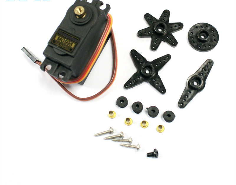 MG995 996360-degree steering gear bifoot robot remote control car metal copper gear steering gear