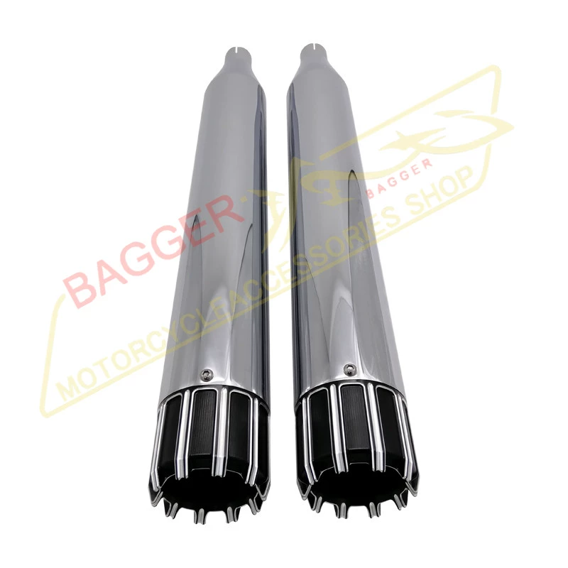 Ống xả Halley Đường vua Halide đường lượn lớn lướt qua ống xả âm thanh ống xả thấp - Ống xả xe máy