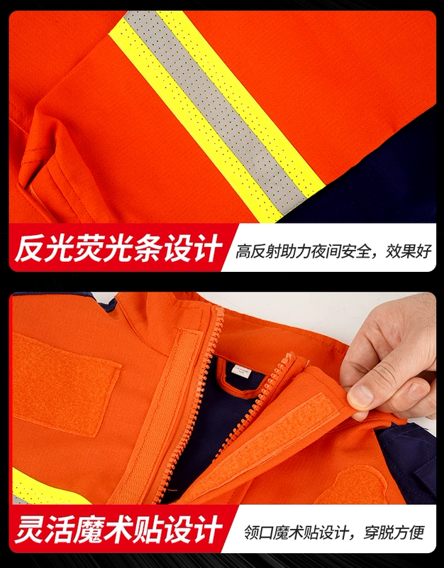 Bộ quần áo cứu hộ khẩn cấp 20 loại 17 quần áo cứu hỏa quần áo tìm kiếm cứu nạn cứu trợ thiên tai quần áo cứu hộ khẩn cấp aramid bộ sáu món bộ bảo hộ y tế