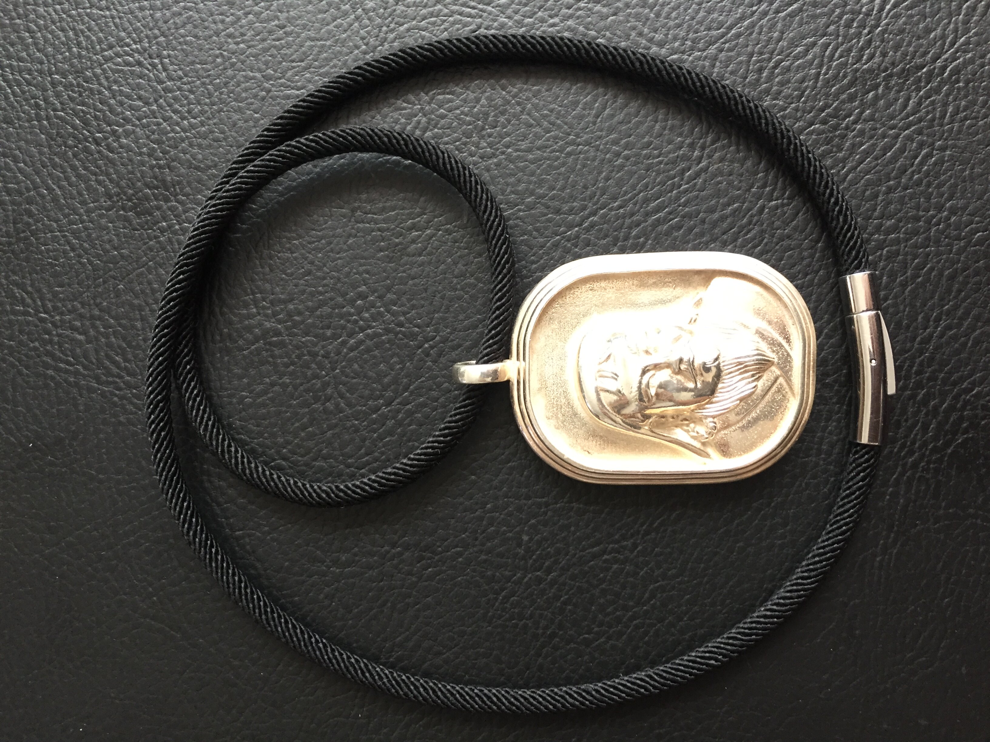 Pure silver to be a Giath sweat statue pendant-Taobao