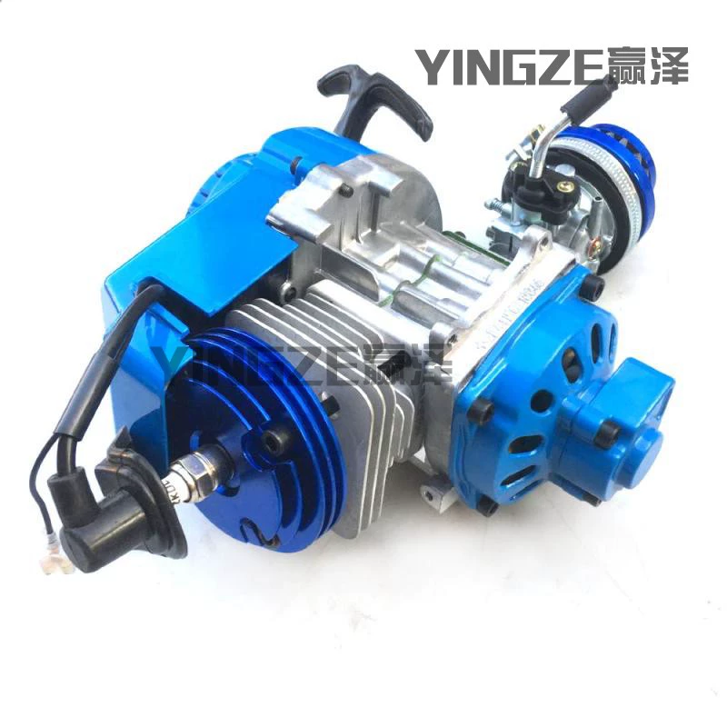Xe thể thao nhỏ sửa đổi phụ kiện xe máy 49CC động cơ sửa đổi động cơ xi lanh sửa đổi động cơ xăng xe đạp - Phụ tùng xe máy