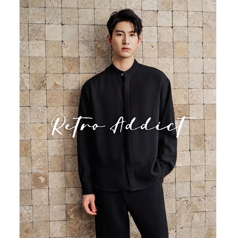 Retro Addict “72% American Eastman Acetate” Ultra-Relaxed New Rich Style Row Style Shirt