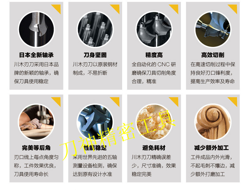 Chuanmu lưỡi dao TCT dao TCT dao đáy tròn 1/2 * 1/4 - Dụng cụ cắt