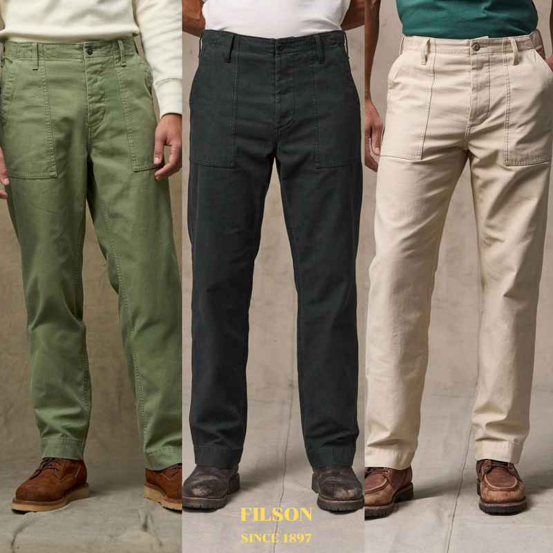 New Filson American Field Supply Vintage Washed Og107 Casual Work Pants 20293583