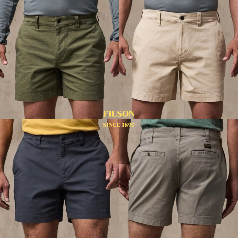 New Product Filson American Granite Mountain Men's Outdoor Casual Work Shorts 20190979 New Product Filson American Granite Mountain Men's Outdoor Casual Work Shorts 20190979