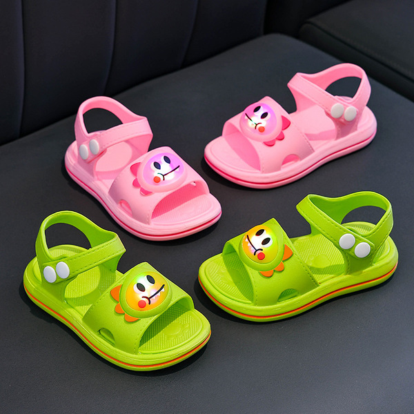 Children's Sandals Summer New Style Cartoon Lightweight Cute Non-Slip Soft-Soled Indoor Baby Beach Sandals for Boys and Girls — 2