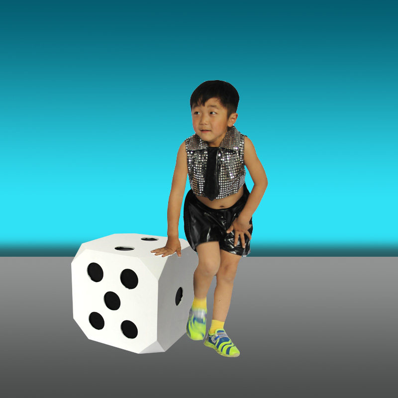 Children Photography Props Cube Wooden Mound Photo Props Dice Photo Gallery Baby New Creative Shooting Props