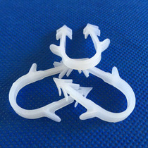 Floor heating pipe studs Cardin floor heating pipe card plastic staple u-shaped plastic clamping nail Cardin plumbing pipe card pipe card