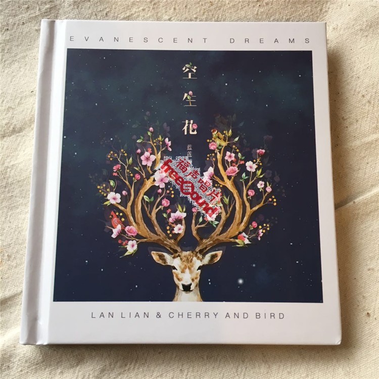 (Member Superior) Blue Lotus cherry with flying bird band Empo Flowers 2018 Album Genuine Spot