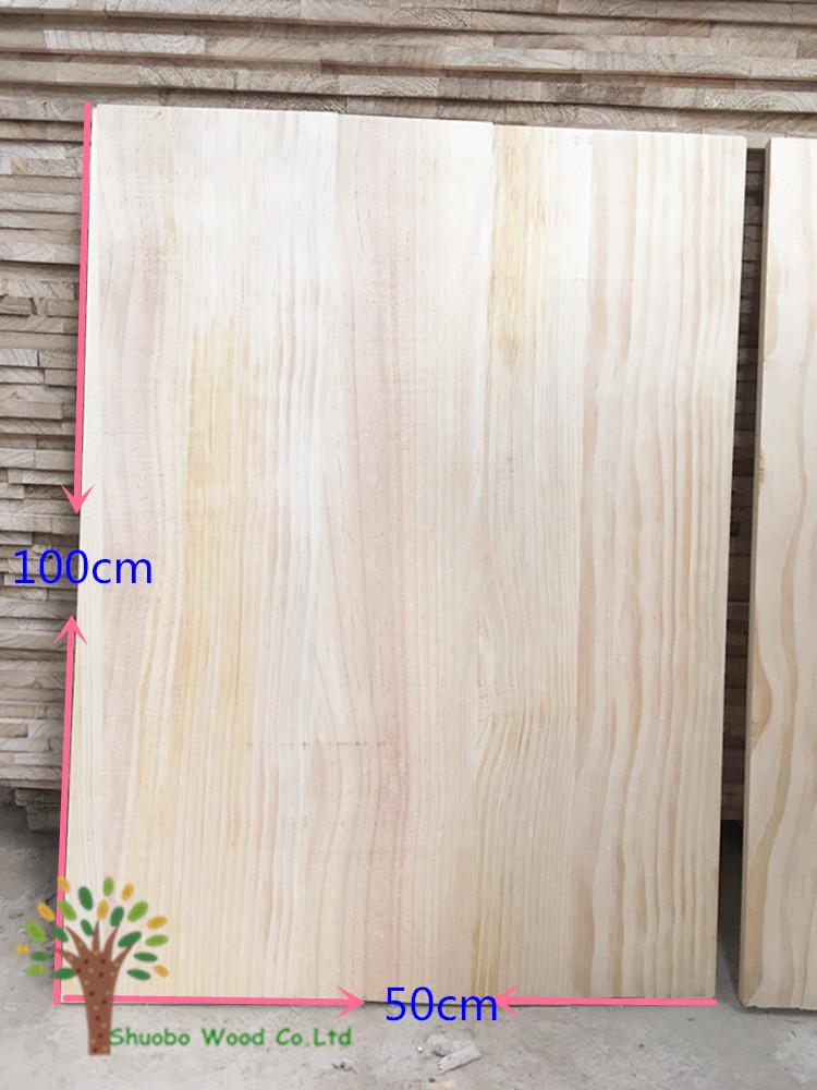 E0 level environmental protection New Zealand Zhangzi pine wood straight jointed plate separator solid wood plate bar counter surface plate desktop furniture stair plate