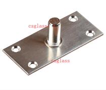 Floor spring frameless door shaft stainless steel enlarged number thickened top shaft piece framed door fixed shaft glass door upper top shaft