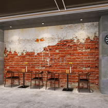 Tooling Spot Refute Red Brick Wall Integrated Wall Panel Industrial Wind Coffee Restaurant Decoration Quick Fit Wall Panel Clothing Store Buckle Plate