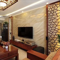 Dongyang wood carving new Chinese antique doors and windows solid wood flower grid hanging hollow hollow partition porch custom screen decoration painting