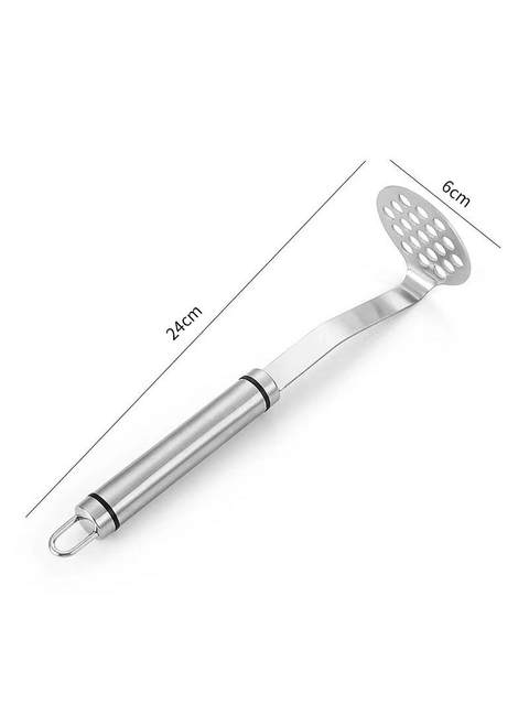 Stainless steel potato mud pressing device manual gadget kitchen household multi-function masher baby food and potato pressing device