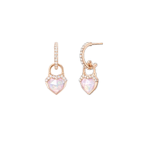 Lola Rose Lola Rose Heart Lock Series Earrings Stud Earrings Womens High-end Light Luxury Niche Fashion Birthday Gift