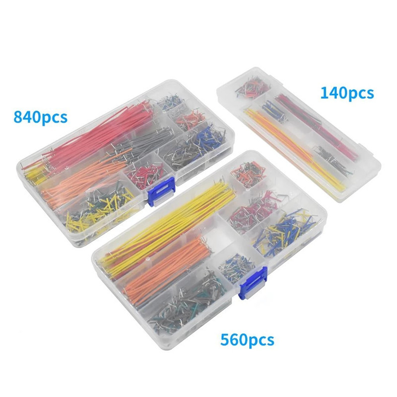140/560/840 Breadboard Wires, Breadboard-Specific Wires, Breadboard Jumper Wires, Connecting Wires, Boxed