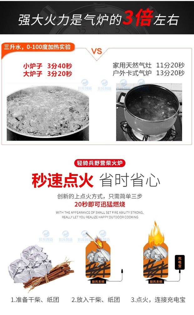 Bếp củi ngoài trời bếp dã ngoại lĩnh vực cung cấp bếp củi bếp gas di động gas gas kỵ binh ánh sáng lò hoang - Bếp lò / bộ đồ ăn / đồ nướng dã ngoại bếp ga mini namilux