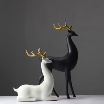 New Chinese style decoration living room wine cabinet Elk housewarming new home gift entrance modern simple creative home decoration