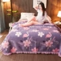 Crystal nhung tăng mới kang đúp rửa đơn giường nệm bìa bedspread bông nguồn cung cấp khăn trải giường bìa dày - Trải giường drap giường