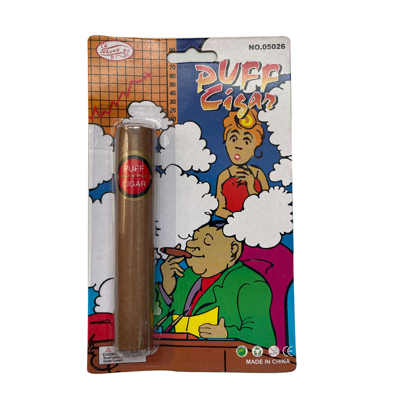 Plastic simulation cigar smoke Halloween carnival party cosplay cigar smoke props Tricky Tricky Toys