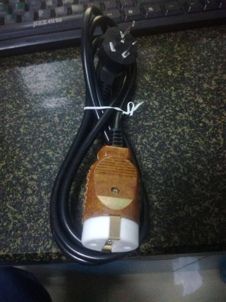 Portable medical high-pressure steam sterilization disinfection boiler heating pipe connection power cord round head accessories Kill