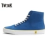 Tweak Twick giày nam mùa xuân và mùa hè gió denim vải thường giày cao để giúp giày nam - Giay cao sneaker nam Giay cao