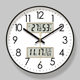 Living Room Wall Clock 2026 New Model Calendar Clock Stylish Simple Modern Home Wall Clock Quartz Clock